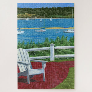 Adirondack-Stuhl-Malerei 1014-teiliges Puzzle