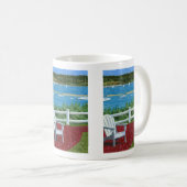 Adirondack-Stuhl-Malerei Kaffeetasse (VorderseiteRechts)