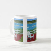 Adirondack-Stuhl-Malerei Kaffeetasse (Vorderseite Links)