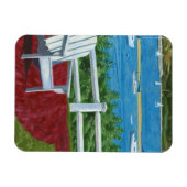 Adirondack-Stuhl-Malerei Magnet (Horizontal)