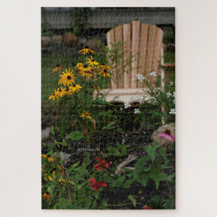 Adirondack Stuhl-Puzzlespiel entworfen durch Puzzle