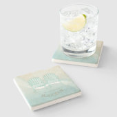 Adirondack-Stühle Aqua Blue ID623 Steinuntersetzer (Seitenansicht)