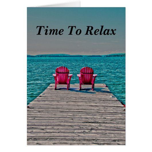 Adirondack Stühle Hütte Genießen Aquamarines Leben (Vorne)