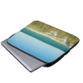 Adirondack Stühle in den Dünen Laptopschutzhülle (Vorne Knopf)