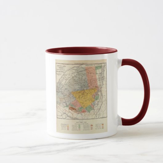 Adirondack Übersichts-Skizze - Verplanck Colvin Tasse (Rechts)