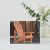 Adirondack-Vorsitzende Postkarte (Stehend Vorderseite)