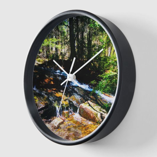 Adirondack Wasserfall-Alarm CLock Uhr (Winkel)