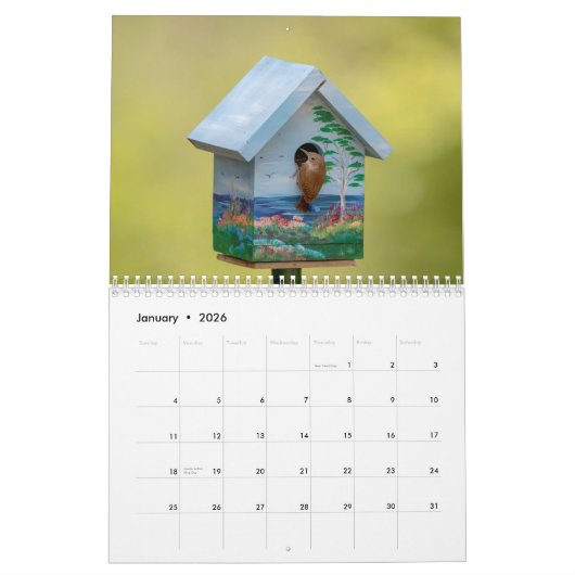 Adirondack Wildlife 2026 Kalender (Jan 2026)