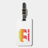 Adirondacks Bear Gepäckanhänger (Vorderseite vertikal)