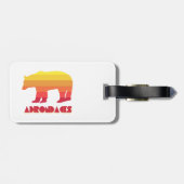 Adirondacks Bear Gepäckanhänger (Rückseite horizontal)