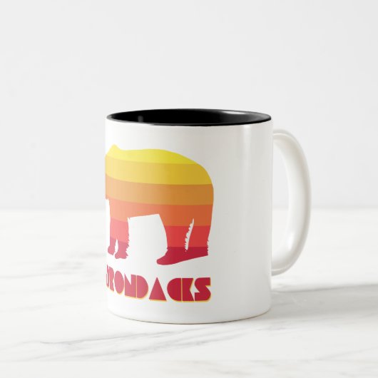 Adirondacks Bear Zweifarbige Tasse (VorderseiteRechts)