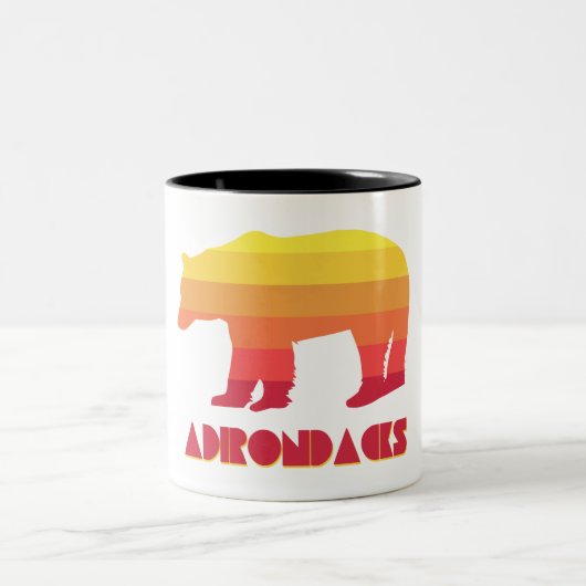 Adirondacks Bear Zweifarbige Tasse (Mittel)