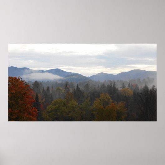 Adirondacks Hochgebirge Herbst Poster (Vorne)