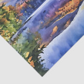 Adirondacks in the fall Heart Lake Tissue Paper Seidenpapier (Ausschnitt)