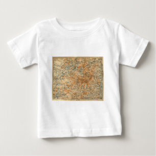 Adirondacks-Karte 1909 von die Reise-dem Führer Baby T-shirt