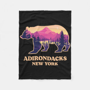 Adirondacks New York Ny Vintage Berge Wandern S Fleecedecke