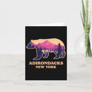 Adirondacks New York Ny Vintage Berge Wandern S Karte