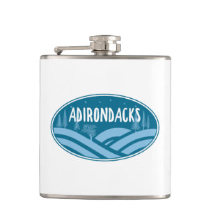 Adirondacks New York Outdoors Flachmann