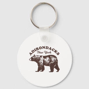 Adirondacks Ny Bär Retro Vintage Stil Wandern Mou Schlüsselanhänger