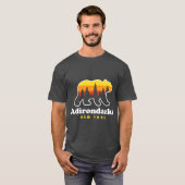Adirondacks NY Bear Woods New York T-Shirt (Vorne ganz)