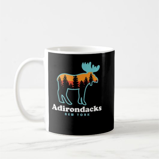 Adirondacks NY Moose Adirondacks New York Kaffeetasse (Links)