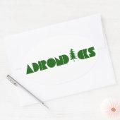 Adirondacks Ovaler Aufkleber (Umschlag)