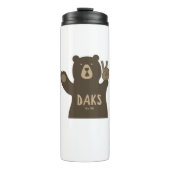 Adirondacks Peace Bären Thermosbecher (Vorderseite)