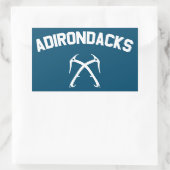 Adirondacks Rechteckiger Aufkleber (Tasche)