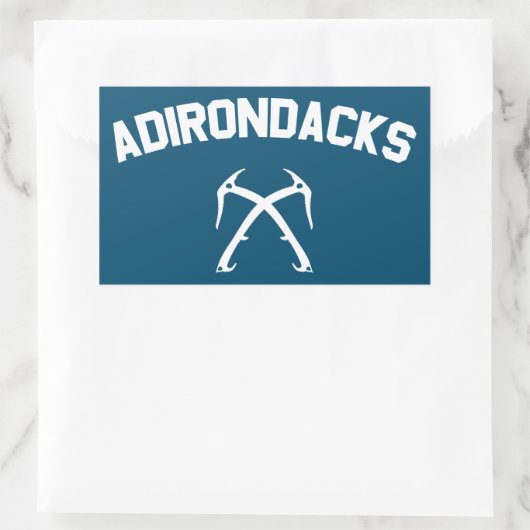 Adirondacks Rechteckiger Aufkleber (Tasche)