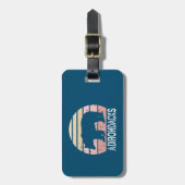 Adirondacks Retro Bär Gepäckanhänger (Vorderseite vertikal)