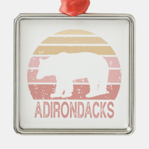 Adirondacks Retro Bär Ornament Aus Metall