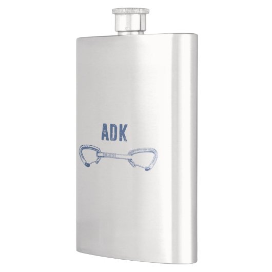 Adirondacks Rock Climbing Quickdrag Flachmann (Links)