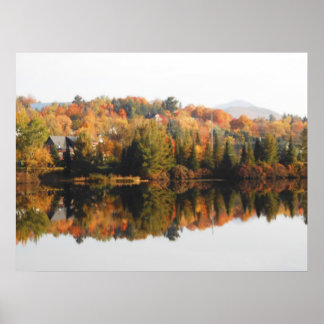 Adirondacks Upper Chub River North Elba Poster