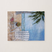 Adirondak Stuhl auf Wrightsville Strand Puzzle (Horizontal)