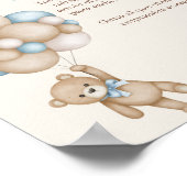 Adivina la comida para Bebé Baby Shower Boy Poster (Ecke)