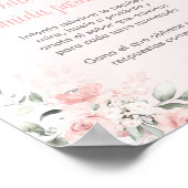 Adivina la comida para Bebé Baby Shower Girl Poster (Ecke)