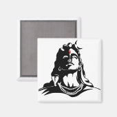 Adiyogi Mahadev Om Namah Shivaya Hindu Magnet (Vorderseite/Rückseite)