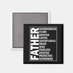 Adjektiv Vatertag Cooler Vater Definition Magnet
