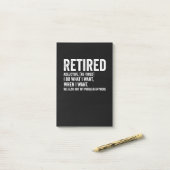 Adjektive Definition nicht mein Problem Anymbol Post-it Klebezettel (Auf Schreibtisch)