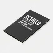 Adjektive Definition nicht mein Problem Anymbol Post-it Klebezettel (angewinkelt)