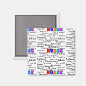 Adjektive der Krankenschwester Magnet (Vorderseite/Rückseite)