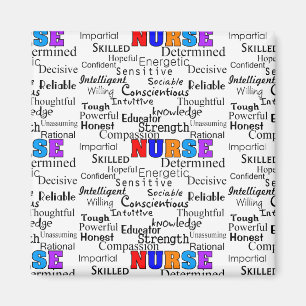 Adjektive der Krankenschwester Magnet