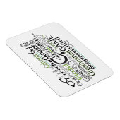 Adjektive Word Cloud beginnt mit Buchstabe G Magnet (Rechte Seite)