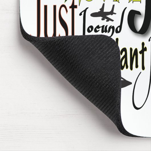 Adjektive Word Cloud beginnt mit Buchstabe J Mousepad (Ecke)