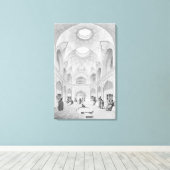 Adji Seid Hussein Bazaar, in Kashan, aus "Voyage" Leinwanddruck (Insitu (Holzboden))