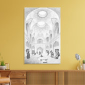 Adji Seid Hussein Bazaar, in Kashan, aus "Voyage" Leinwanddruck (Insitu (Wohnzimmer))