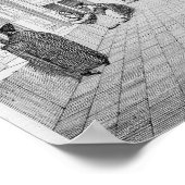 Adji Seid Hussein Bazaar, in Kashan, from 'Voyage Poster (Ecke)