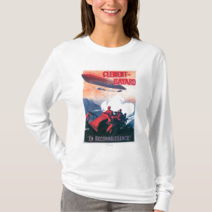 Adjudant Vincenot WWI Luftschiff-förderndes Plaka T-Shirt