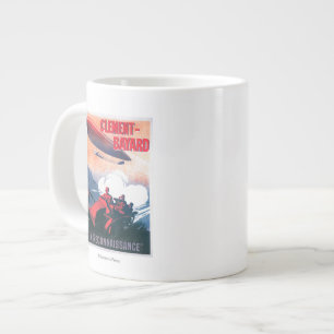 Adjudant Vincenot WWI Luftschiff Werbeplakat Jumbo-Tasse