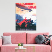 Adjudant Vincenot WWI Werbeplakat Leinwanddruck (Insitu (Wohnzimmer))
